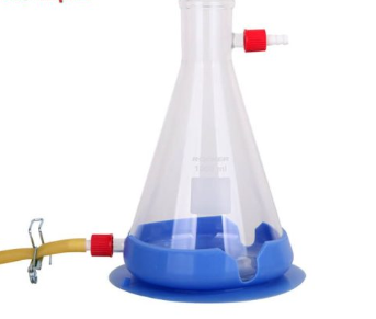 Bình Thủy Tinh 1000ml Có Nhánh Cho Bộ Lọc Chân Không (Rocker – Đài Loan)